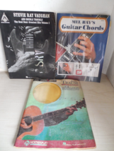 Lot of 3 Guitar Books: Stevie Ray Vaughan; Art Traum; Mel Bay&#39;s Chords;READ 1st! - £15.94 GBP