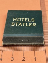 Matchbook Cover  Hotels Statler   Boston, New York, Detroit +    Unstruc... - $230.57 MXN