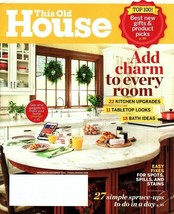 This Old House Magazine Nov/Dec 2014 Add Charm to Every Room,Smart Home Gadget - £5.27 GBP