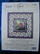 Candamar Cross Stitch Kit &amp; Pinwheel Quilt Pattern Garden of Dreams Fairy - $14.99