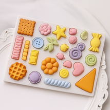 Halloween Sweets Breads Variety Fondant Resin Silicone Mold - $11.99