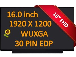 Lenovo 5D11K06193 SD11K06190 16&quot; FHD WUXGA Laptop LED LCD Screen Display - £69.08 GBP