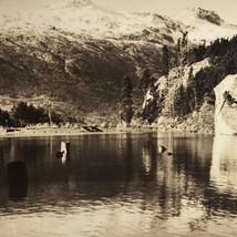 Northern Country Lake Mountains RPPC Vintage Postcard Real Photo by Dedman - £10.45 GBP