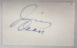 Jimmy Dean (d. 2010) Signed Autographed Vintage 3x5 Index Card - £11.95 GBP