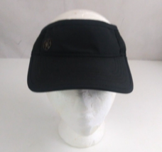 Gaiam Solid Black With Metal Design Unisex Adjustable Visor - $11.63