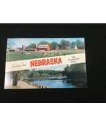 Postcard P11242 Plastichrome Nebraska USA Print Unused - $18.51 MXN