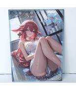 Yae Miko Waifu Card Bath Tub Anime Girl Wall Art Oversized Board A5 - $22.76