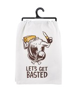 Primitives by Kathy Snarky Let&#39;s Get Basted Thanksgiving Dish Towel Gift... - $160.09 MXN