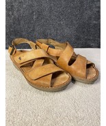 Finn Comfort Sandals Womens 36 EU ~ 5.5 US Leather Brown Open Toe Strapp... - £18.07 GBP