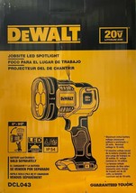 DeWalt - DCL043 - 20-Volt MAX Lithium-Ion Cordless Jobsite Spotlight - Tool Only - £188.64 GBP