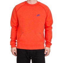 Nike Mens Tech Fleece Crew Sweatshirt,Team Orange/Court Purple,XX-Large - $186.62