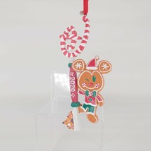 2020 Disney Store Mickey Mouse Christmas Gingerbread Man Key sketchbook ornament - £20.03 GBP
