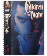 Children of the Night Vintage Horror VHS Cover Spiral Notebook- 80 Lined... - £12.10 GBP