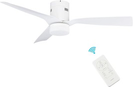 Smaair 52 Inch Smart Ceiling Fan With Lights And 10-Speed Dc Motor, Oper... - £176.59 GBP