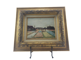 Bulb Fields, 1883 by Vincent Van Gogh Print Matted Gold Frame  - £89.18 GBP