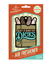 Wood Rocket Eat A Bag of Dicks Air Freshener - Banana - £21.65 GBP