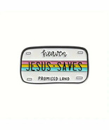 JESUS SAVES Enamel Pin ♡ Christian Religious Button ✩ Promised Land! Gos... - €7,62 EUR