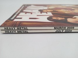 Lot of 2 HEAVY METAL Magazines March &amp; July 2009 - £14.28 GBP