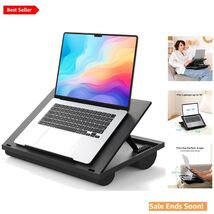 Compact Laptop Stand with Dual Cushions &amp; 8 Adjustable Angles - Travel R... - $42.52