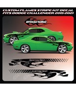 ANYStickerYouWant - Custom Flames Stripe Kit Vinyl Decal Fits on and Com... - £87.23 GBP