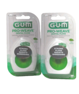 2x GUM Proxabrush Pro Weave Dental Floss Mint Waxed 180 yd Each Shred Re... - $28.04 CAD