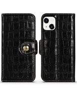 for iPhone 13 (6.1 inch (Color: Black) Elegant Leather Wallet Magnetic F... - $2,043.79 MXN