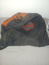 Harley Davidson Helmet Storage Bag Dust Cover with Drawstring Black &amp; Red - $11.99