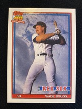 1991 Topps 40 Years of Baseball Wade Boggs #450 Red Sox - $1.98
