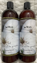 2 Wen Fall Vanilla White Pumpkin Cleansing Conditioner 32oz Each New Sealed - $109.98