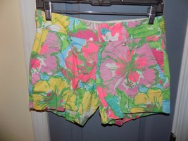 Lilly Pulitzer Shorely Blue Big Flirt Callahan Shorts Size 00 Women&#39;s EUC - £32.72 GBP