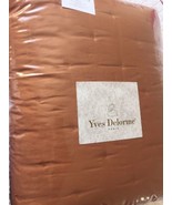 Yves Delorme Triomphe Caramel Queen Coverlet Euro Set 3PC Tufted Quilt NEW - €317,12 EUR