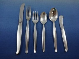 Contour by Towle Sterling Silver Flatware Set for 6 Service 38 Pieces Modernism - £1,628.14 GBP