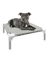 Elevated Dog Bed Cooling Dog Cat Cot Indoor Outdoor Waterproof Pet Bed G... - £35.38 GBP