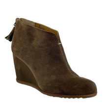 KORKS Womens Shoes Size 8M Tan Suede Ankle Boots Wedges - £37.40 GBP