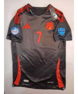 Luis Diaz #7 Colombia 2024 Copa America Match Slim Away Soccer Jersey 20... - $80.00