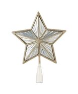 Holiday Time LED Star Christmas Tree Topper, Champagne Gold, 12&quot; - $432.19 MXN
