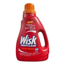 Wisk Deep Clean Fresh Breeze HE 33 Loads Laundry Detergent 50 Fl Oz Disc... - £59.01 GBP