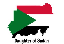 Daughter of Sudan Sudanese Country Map Flag Poster High Quality  - $128.34 MXN+