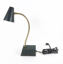 Vintage Mid Century Tensor Hi Lo Adjustable Gooseneck Table Desk Lamp Light Worn - £29.58 GBP