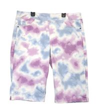 Westbound Park Avenue Fit Tie Dye Denim Shorts Women's 14 Blue Purple 35... - $24.00