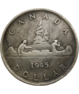 1945 Canada Silver Dollar Canoe Medallion Restrike - $18.55 CAD