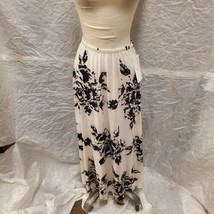 The Look Randolph Duke Women’s Black and White Floral Skirt, XS, NWT - £19.77 GBP