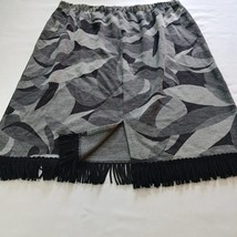 Lennie For Nina Leonard Womens Gray Acrylic Skirt Size 2X Measured Waist 36 image 2