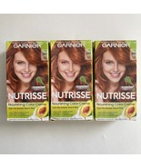 3 Pack - Garnier Nutrisse 643 Ginger Snap Hair Color Dye Light Natural C... - £59.63 GBP