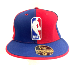 LA Clippers NBA Logo New Era 59fifty Red Blue Fitted Hat Size 7-1/8 - $571.59 MXN
