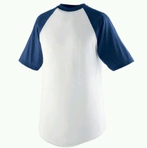 (Lot12) Augusta Sportswear Men&#39;s Blank Short Sleeve Baseball Jersey T-Shirt XL   - £71.06 GBP
