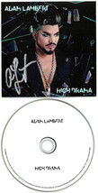 Adam Lambert signed 2023 High Drama 4.75x4.75 Art Card w/ Album Hard Cover Bookl - £77.83 GBP