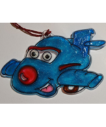 Stained glass looking Airplane ornament window  suncatcher 4 inch acrylic - £5.47 GBP