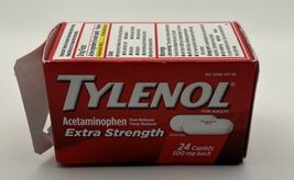 TYLENOL Extra Strength Acetaminophen Pain &amp; Fever Caplets 24's Exp. 05/2028 - $9.89