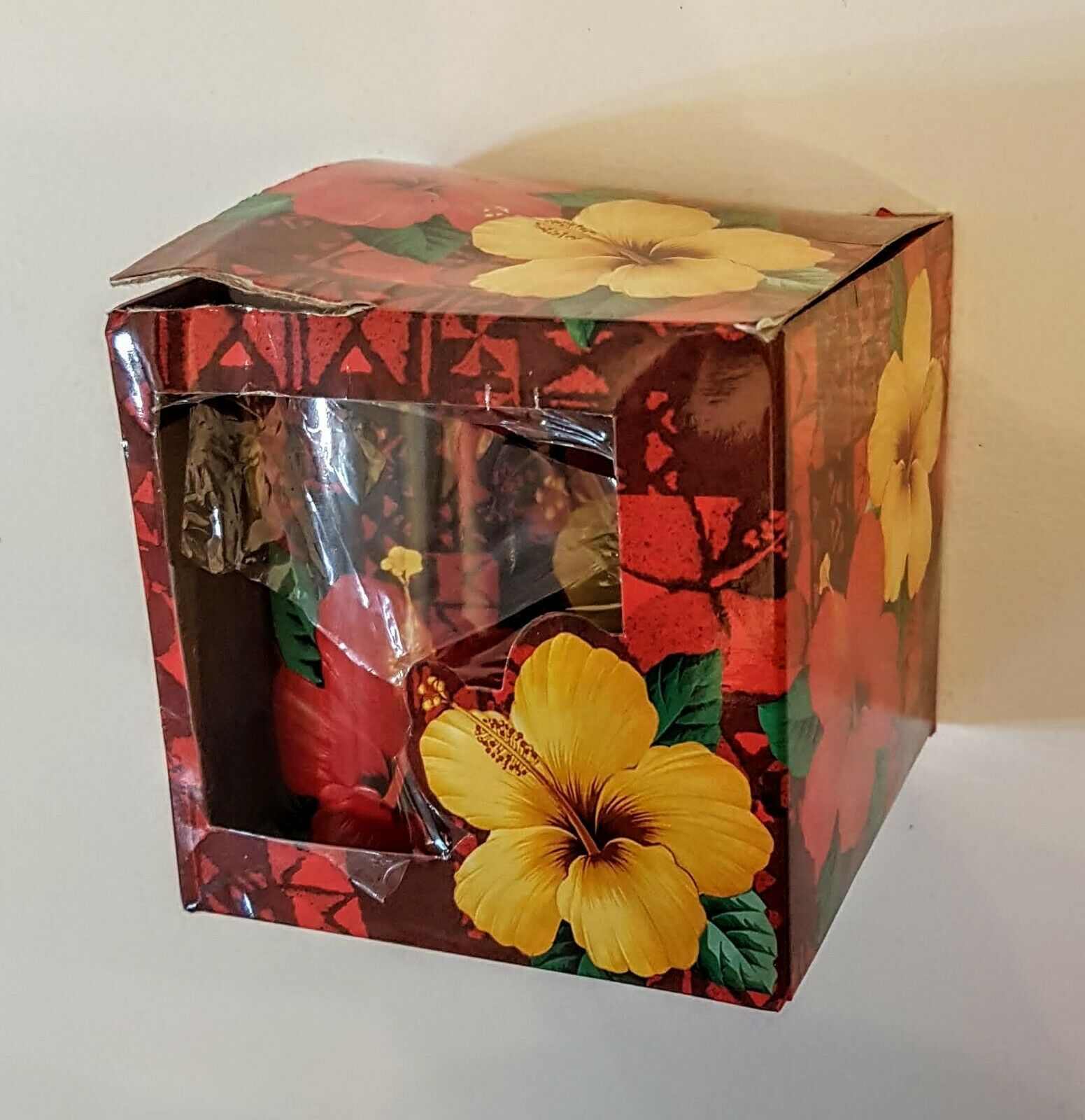 Hibiscus Aloha Coffee Mug Hawaii Souvenir Ceramic 2013 Island Heritage T... - $14.77